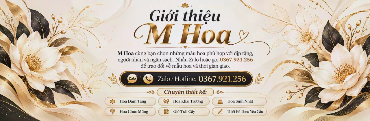 Ảnh bìa Shop hoa tươi Xã Hoà Hội Hồ Chí Minh - Tư vấn mẫu hoa hợp ngân sách